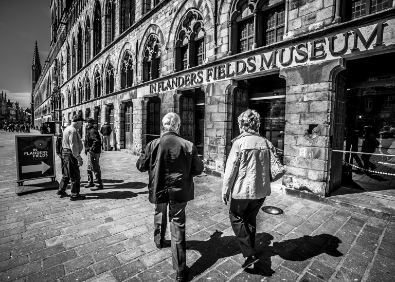 Bezoek aan het museum 'In Flanders Fields' te Ieper © Glenn Vanderbeke