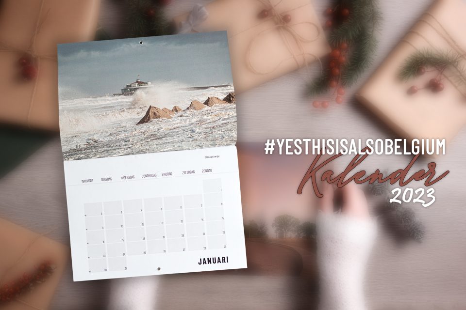 yesthisisalsobelgium, 2023 kalender, kalender, belgische landschappen, glenn vanderbeke, landschapsfotograaf, torhout kalender, torhout landschap